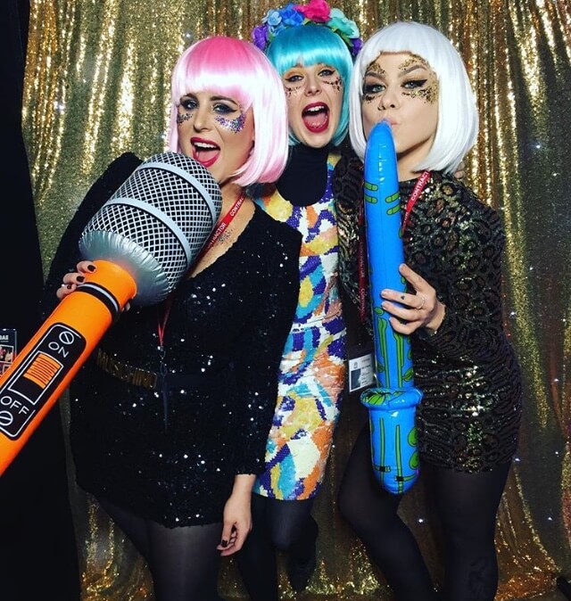 The Glitter X Booth at LFC